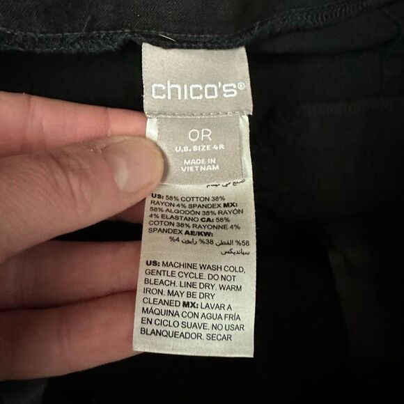 Chico’s Perfect Stretch business casual travelcore 0/4 pants - Picture 2 of 3